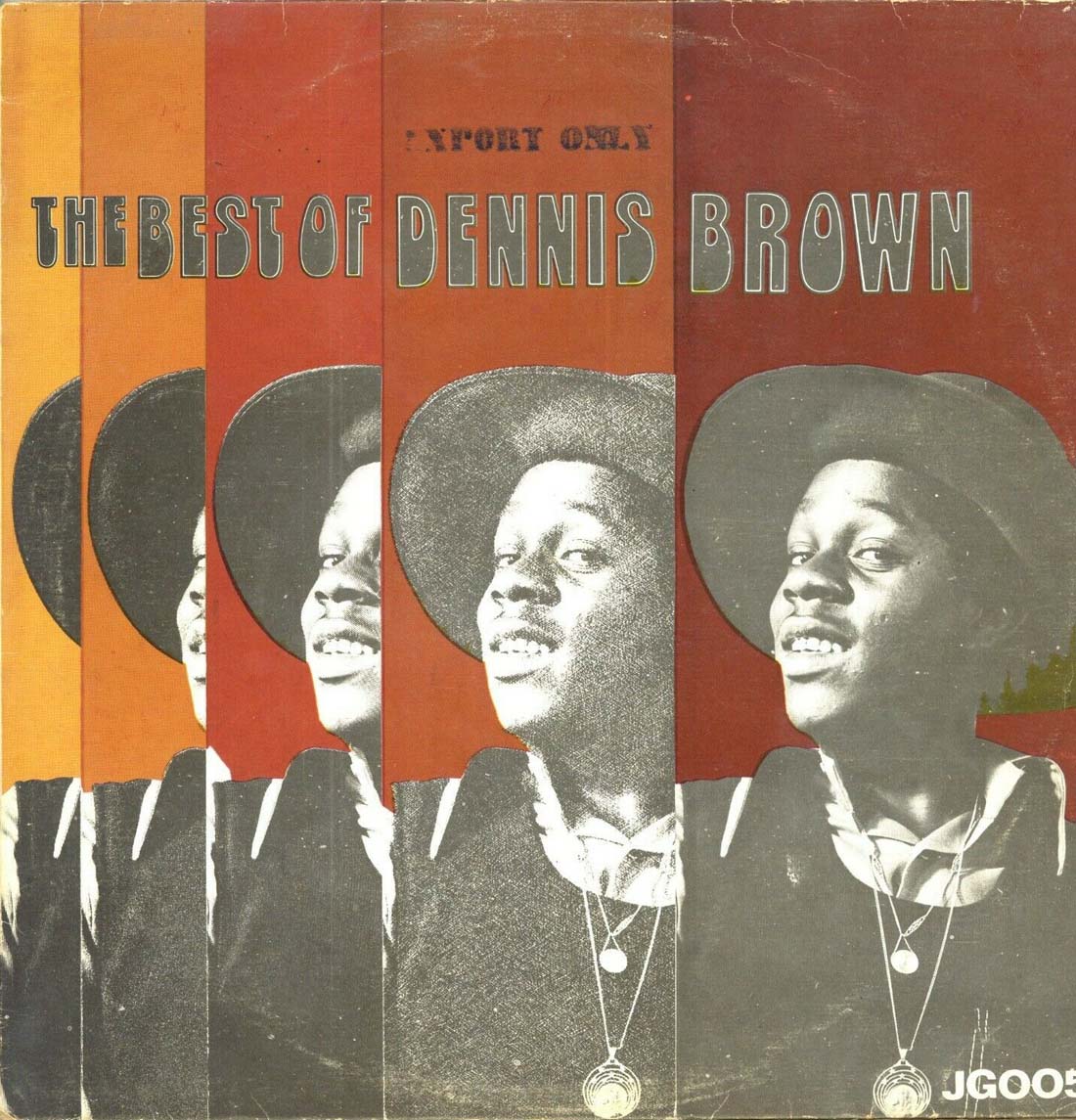 The Best Of Dennis Brown rear LP sleeve