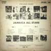 Jamaica All Stars Vol. 2 LP rear cover on Studio 1 label