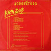 Kaya Dub rear LP sleeve on Third World label
