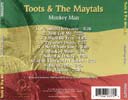 Monkey Man Toots And The Maytals compilation CD rear cover